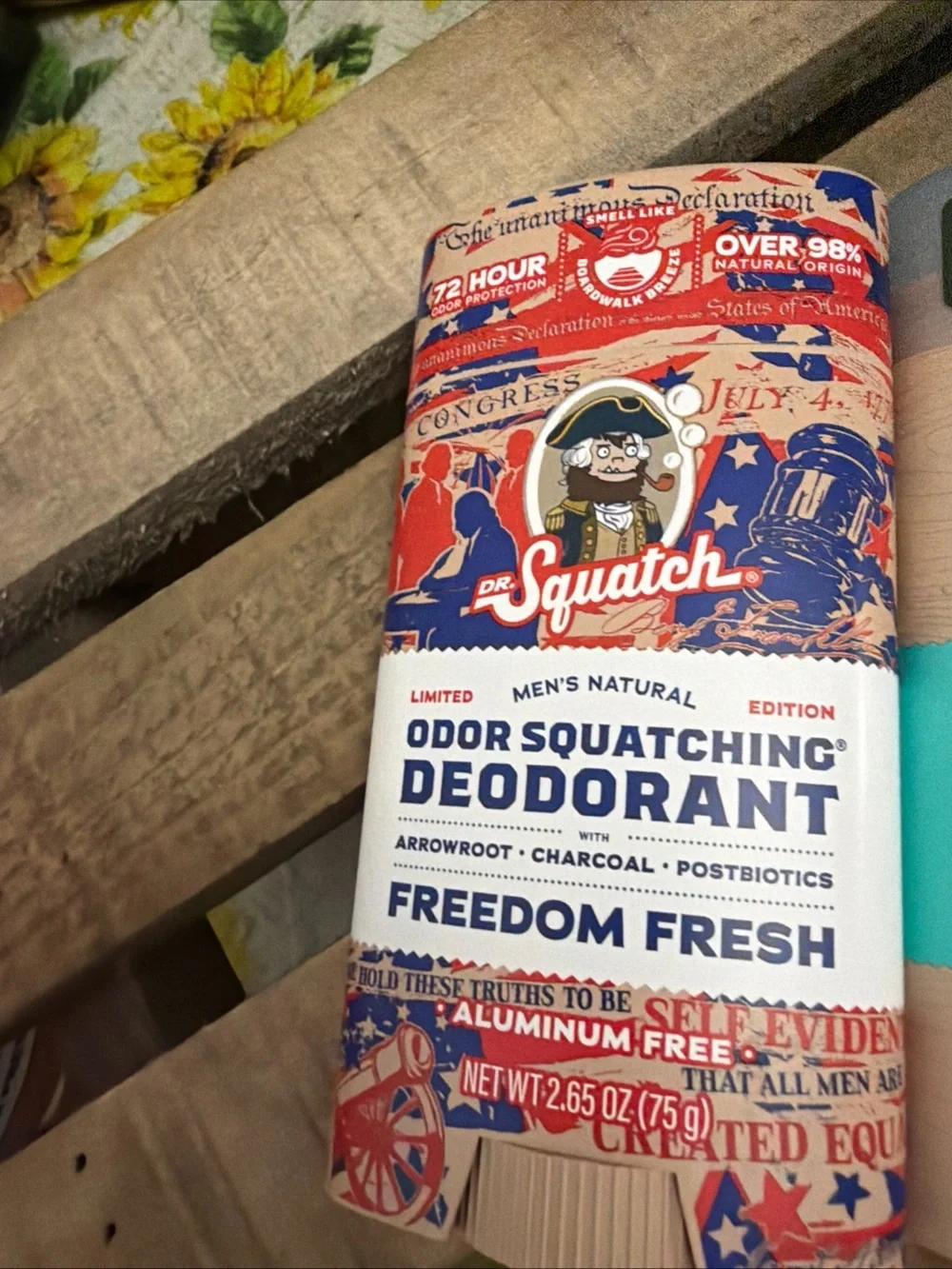 4- Dr Squatch Invisible Glide Deodorant Stick
